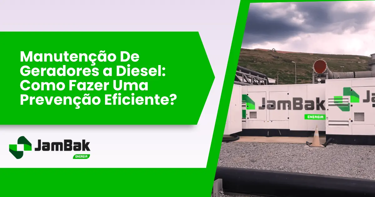 manutenção de geradores a diesel