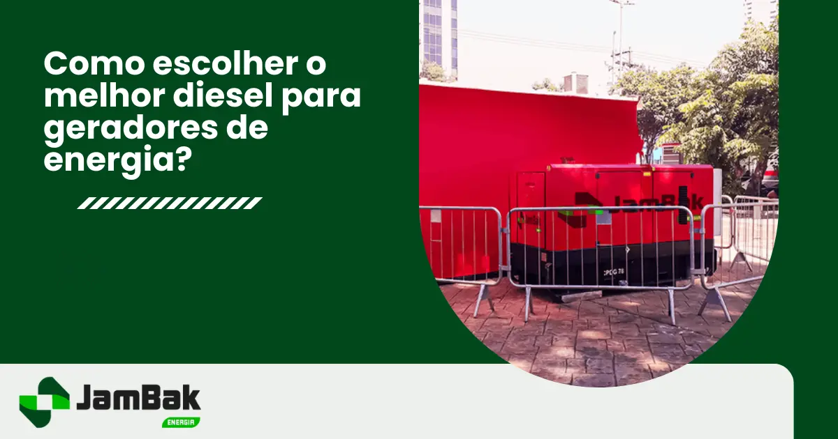 diesel para geradores de energia