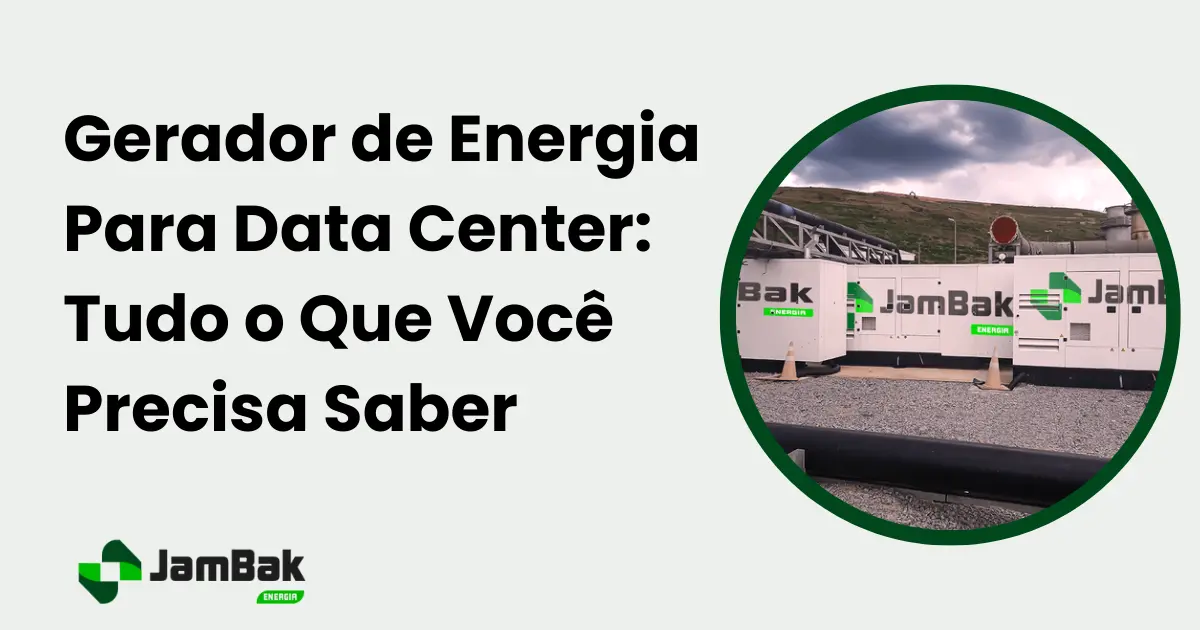 gerador de energia para data center