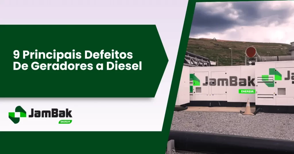 principais defeitos dos geradores a diesel