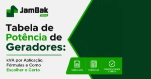 tabela de potencia de gerador