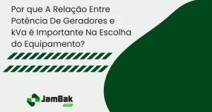 potência de geradores e kva