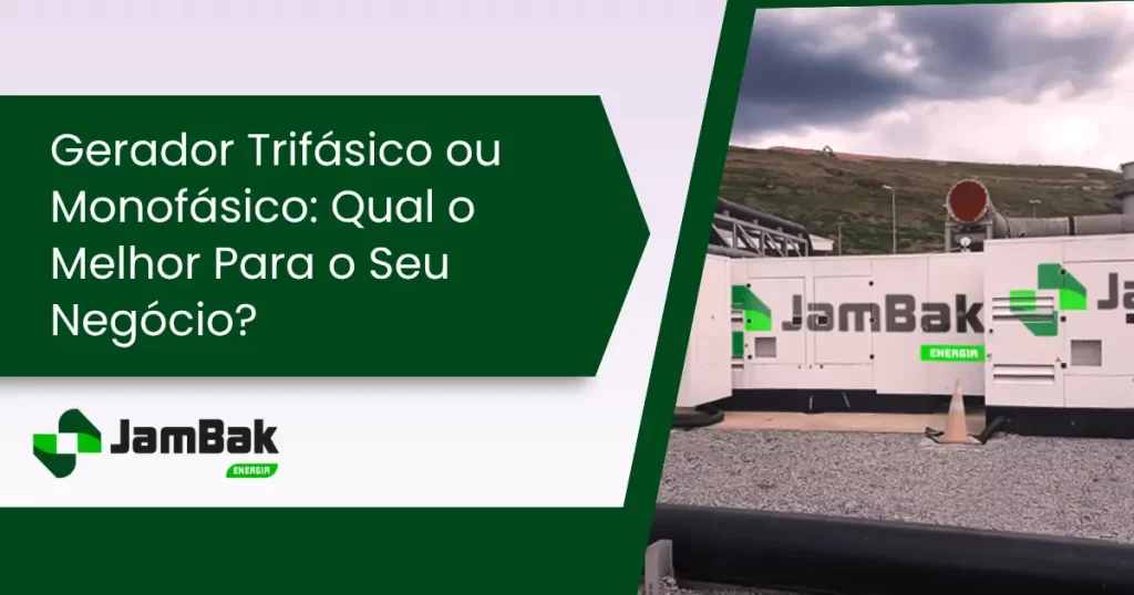 Gerador Trifasico ou Monofasico 1 Jambak Energia